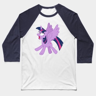 Angry Twilight Sparkle 1 Baseball T-Shirt